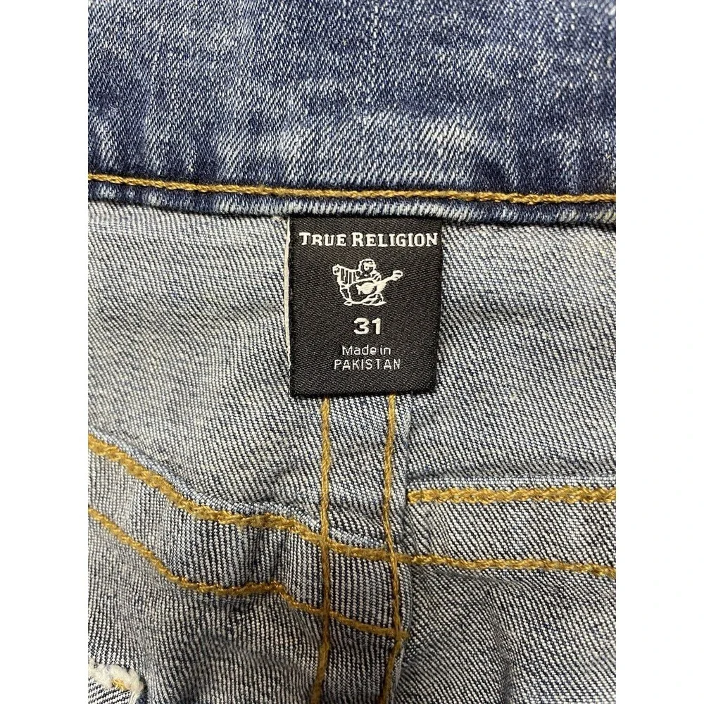 True Religion Rocco Relaxed skinny Flap SN Men's Jeans Size 31x34